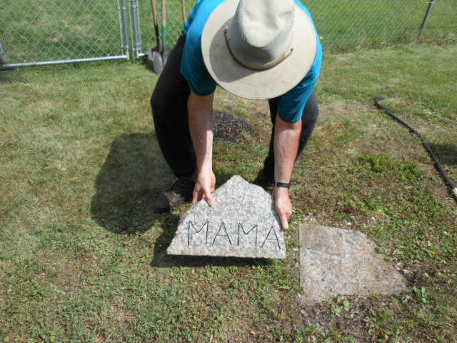 Mama's headstone
